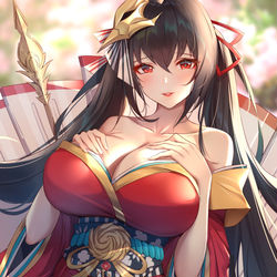 This is a pixiv picture whose title is 大鳳.