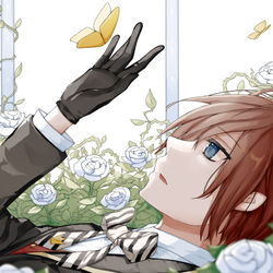 This is a pixiv picture whose title is リドル・ローズハート.