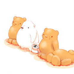 This is a pixiv picture whose title is 人形焼き.
