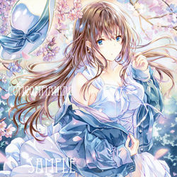 This is a pixiv picture whose title is 弥生の風  (桜).