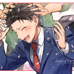 This is a pixiv picture whose title is ナツキ・スバル誕生日2020.