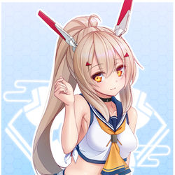 This is a pixiv picture whose title is 綾波！.