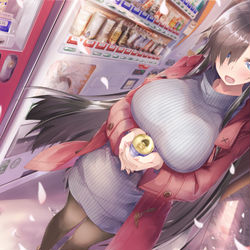 This is a pixiv picture whose title is ちょっと肌寒い朝に飲むあったかい缶コーヒーは美味しい.