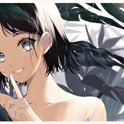 This is a pixiv picture whose title is shh,.