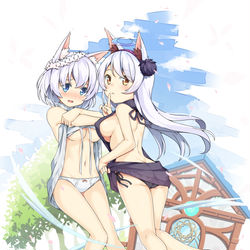This is a pixiv picture whose title is 命運的法則：無限交錯 The Law of Destiny.