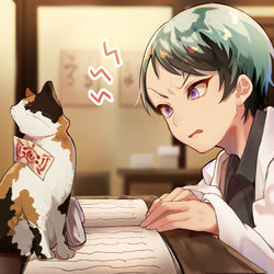 This is a pixiv picture whose title is 愈史郎の小さなライバル.