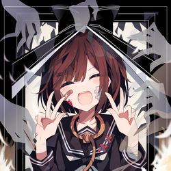 This is a pixiv picture whose title is いえ～い.