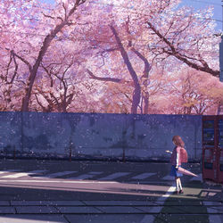 This is a pixiv picture whose title is ねえ、なんだかまるで雪みたいじゃない？.
