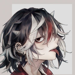 This is a pixiv picture whose title is 正邪.
