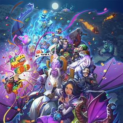 This is a pixiv picture whose title is 【Hearthstone】ワイルド行き2020.