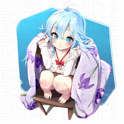 This is a pixiv picture whose title is 【EJAMI】委託-電波女與青春男-藤和艾莉歐.