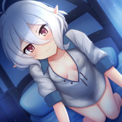 This is a pixiv picture whose title is 描き直し！.