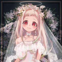 This is a pixiv picture whose title is 夜の結婚式.