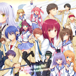 This is a pixiv picture whose title is Angel Beats!10周年！！.