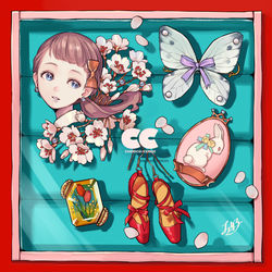 This is a pixiv picture whose title is 桜とダイヤの宝石箱.