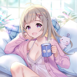 This is a pixiv picture whose title is 「おはよ！」☕.