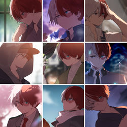 This is a pixiv picture whose title is 轟焦凍LOG2.