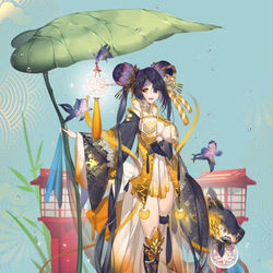 This is a pixiv picture whose title is 放置少女.