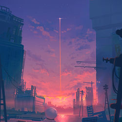 This is a pixiv picture whose title is Heavy Metal.