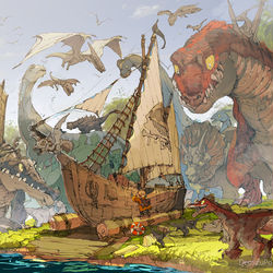 This is a pixiv picture whose title is 新しい仲間は少し背が高い.