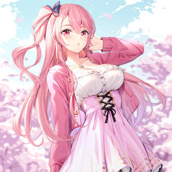 This is a pixiv picture whose title is 春　ーエミリー.