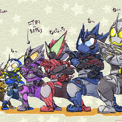 This is a pixiv picture whose title is 【29話まで】ゼロワンらくがき.