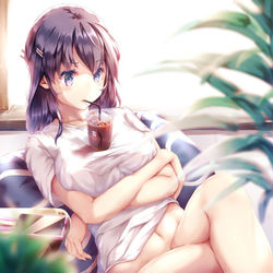 This is a pixiv picture whose title is セブンカフェチャレンジ.