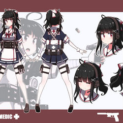 This is a pixiv picture whose title is Gsh-18改造设定.