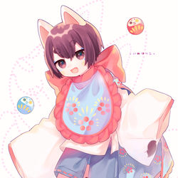 This is a pixiv picture whose title is 犬張子.