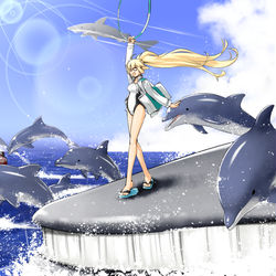 This is a pixiv picture whose title is イルカとせめてきたぞっ.