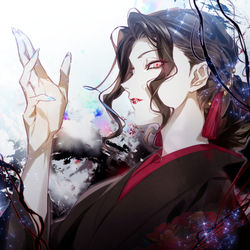 This is a pixiv picture whose title is 【鬼滅の刃】鬼舞辻無惨.
