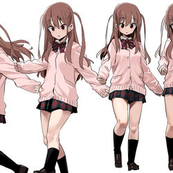 This is a pixiv picture whose title is 咲詰.