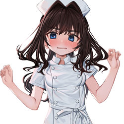 This is a pixiv picture whose title is Elisia's nurse costume.