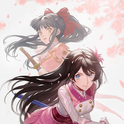 This is a pixiv picture whose title is 花組　さくら.
