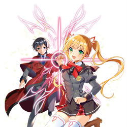 This is a pixiv picture whose title is 禁忌異能者の訳あり学園生活.