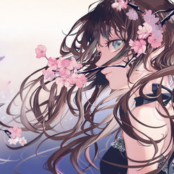 This is a pixiv picture whose title is 春の.