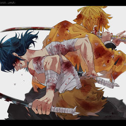 This is a pixiv picture whose title is 本誌しんどい.