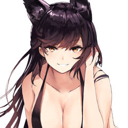 This is a pixiv picture whose title is Atago.