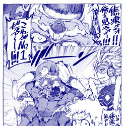 This is a pixiv picture whose title is 【ヒロアカ】vsハイエンド最高でした【ホー炎】.