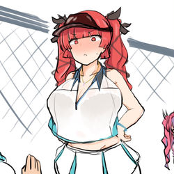 This is a pixiv picture whose title is 熱々トレーニング.