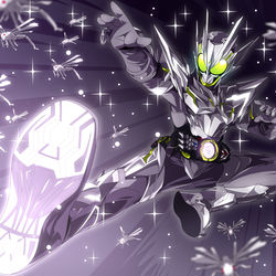 This is a pixiv picture whose title is やっぱりオレが社長で仮面ライダー.