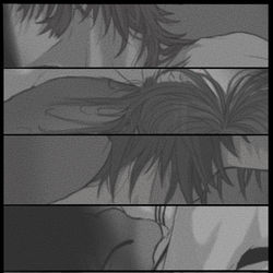 This is a pixiv picture whose title is 吻.