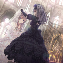 This is a pixiv picture whose title is Veil.