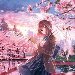 This is a pixiv picture whose title is 待ち合わせ.