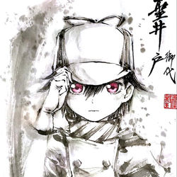 This is a pixiv picture whose title is 【極道畫師】聖井戸御代.