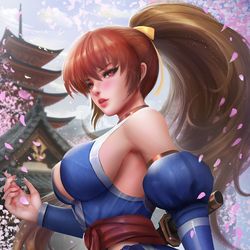 This is a pixiv picture whose title is Kasumi.