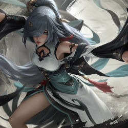 This is a pixiv picture whose title is Fu Hua.