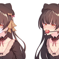 This is a pixiv picture whose title is stay safe, mask up.