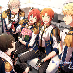 This is a pixiv picture whose title is 朱桜司誕生日2020🌸.