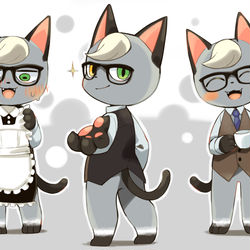This is a pixiv picture whose title is あつ森最推し.